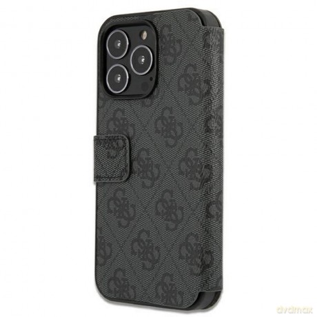 Guess etui do iPhone 13 Pro Max 6,7" GUBKP13X4GMGGR szary book case 4G Big Metal Logo
