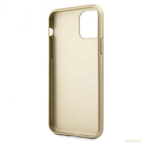 Guess nakładka do iPhone 11 GUHCN61G4GB brązowy hard case 4G Collection