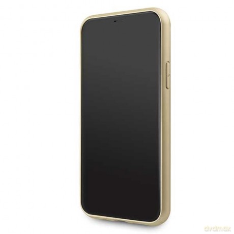 Guess nakładka do iPhone 11 GUHCN61G4GB brązowy hard case 4G Collection