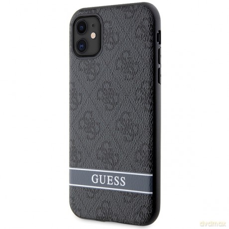 Guess nakładka do iPhone 11 GUHCN61P4SNK szara HC 4G Stripe