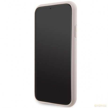 Guess nakładka do iPhone 11 GUHCN61P4SNP różowa HC 4G Stripe