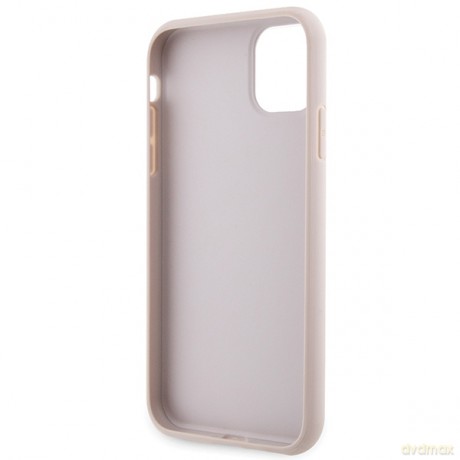 Guess nakładka do iPhone 11 GUHCN61P4SNP różowa HC 4G Stripe