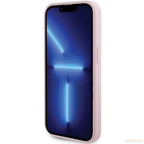 Guess nakładka do iPhone 13 Pro 6,1" GUHMP13LPSAHMCP różowa Saffiano Magsafe
