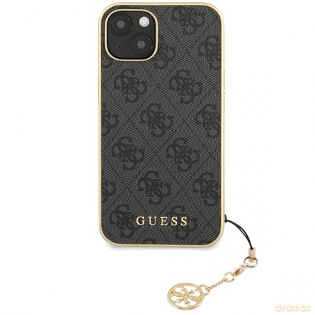 Guess nakładka do iPhone 14 6,1" GUHCP14SGF4GGR szara HC PU 4G Charm