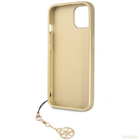 Guess nakładka do iPhone 14 6,1" GUHCP14SGF4GGR szara HC PU 4G Charm