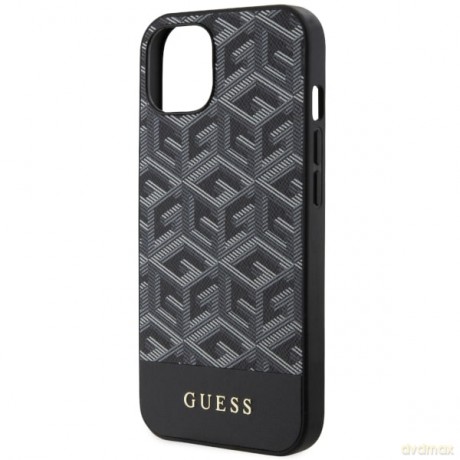 Guess nakładka do iPhone 14 Plus 6,7" GUHMP14MHGCFSEK czarna hard case GCube Stripes MagSafe