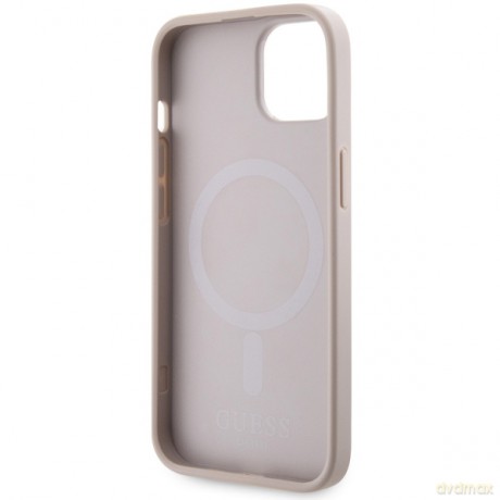 Guess nakładka do iPhone 14 Plus 6,7" GUHMP14MHGCFSEP różowa hard case GCube Stripes MagSafe