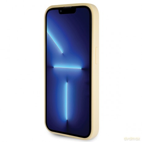Guess nakładka do iPhone 14 Pro 6,1" GUHCP14LHG4SGD złota HC Fixed Glitter Big 4G