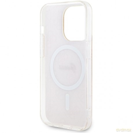 Guess nakładka do iPhone 14 Pro 6,1" GUHMP14LH4STP różowa hardcase Magsafe IML 4G