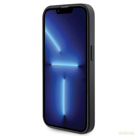 Guess nakładka do iPhone 14 Pro 6,1" GUHMP14LPSAHMCK czarna HC PU Saffiano Magsafe