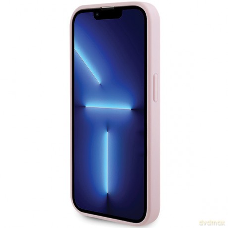 Guess nakładka do iPhone 14 Pro 6,1" GUHMP14LPSAHMCP różowa Saffiano Magsafe