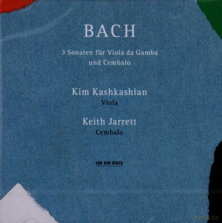 Jarrett,Kashkashian: Bach:3 Sonaten F.Viola D.Gamba U.Cembalo [CD]