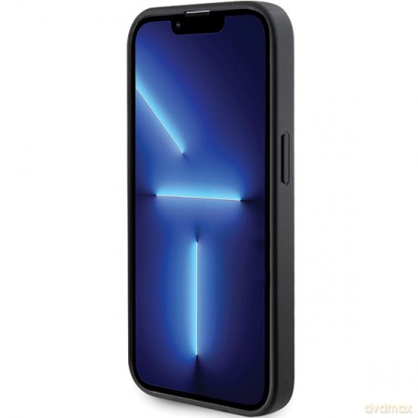 Guess nakładka do iPhone 14 Pro Max 6,7" GUHMP14XPSAHMCK czarna HC PU Saffiano Magsafe