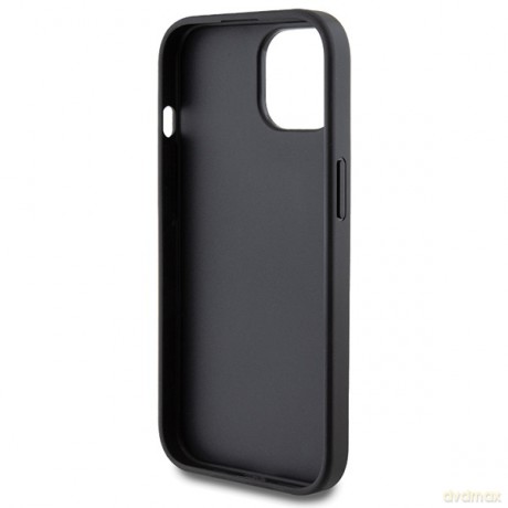 Guess nakładka do iPhone 15 6,1" GUHCP15SG4GFGR szara HC PU 4G Metal Logo