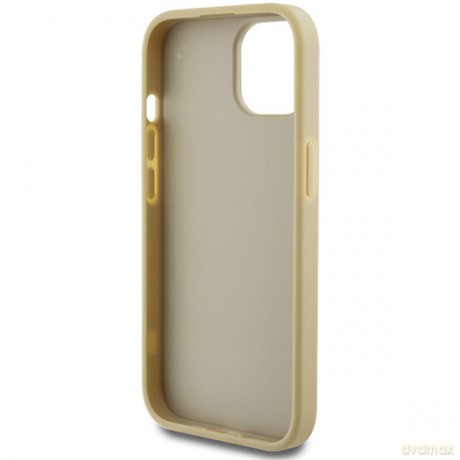 Guess nakładka do iPhone 15 6,1" GUHCP15SHG4SGD złota HC Fixed Glitter Big 4G