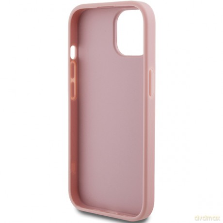 Guess nakładka do iPhone 15 6,1" GUHCP15SHG4SGP różowe HC Fixed Glitter Big 4G