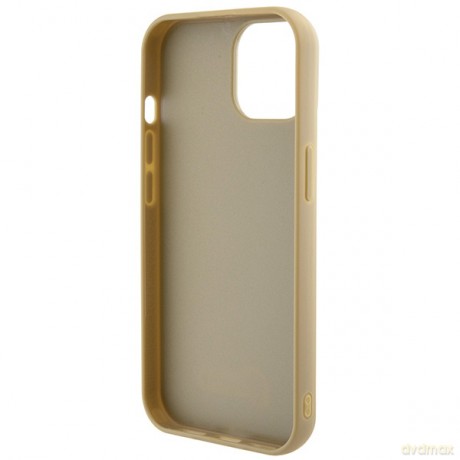 Guess nakładka do iPhone 15 6,1" GUHCP15SPMSDGSD złota HC PU Disco Script Metal