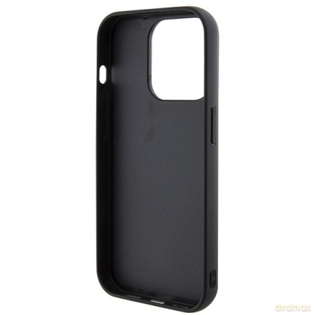 Guess nakładka do iPhone 15 Pro 6,1" GUHCP15LPMSDGSK czarna HC PU Disco Script Metal