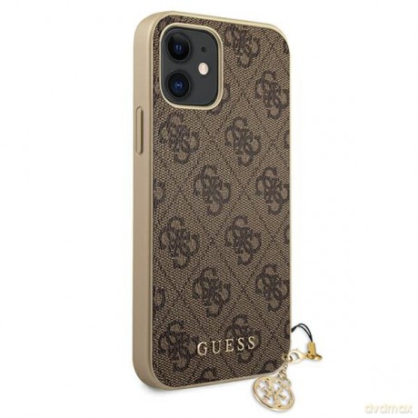 Guess nakładka do iPhone XR GUHCI61GF4GBR brązowy hard case 4G Charms Collection