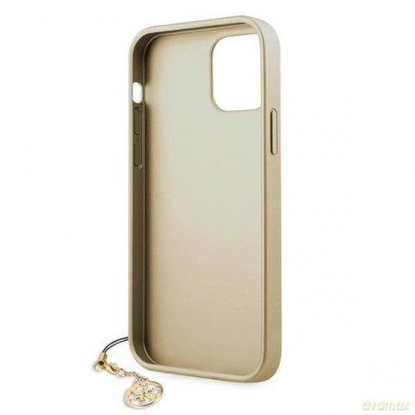 Guess nakładka do iPhone XR GUHCI61GF4GBR brązowy hard case 4G Charms Collection
