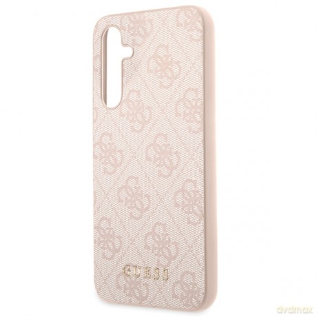 Guess nakładka do Samsung Galaxy A54 GUHCSA54G4GFPI różowa HC PU 4G Metal Logo