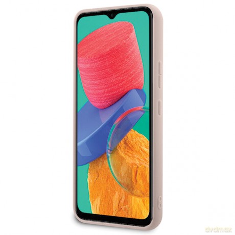 Guess nakładka do Samsung Galaxy A54 GUHCSA54G4GFPI różowa HC PU 4G Metal Logo