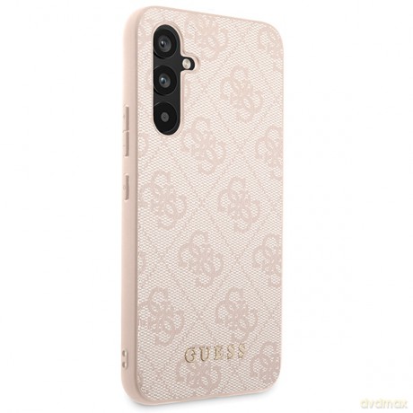 Guess nakładka do Samsung Galaxy A54 GUHCSA54G4GFPI różowa HC PU 4G Metal Logo