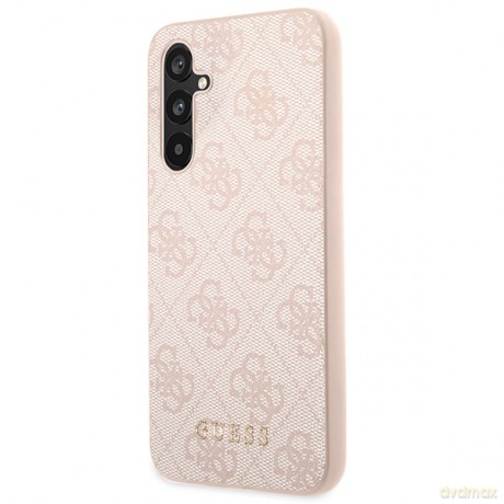 Guess nakładka do Samsung Galaxy A54 GUHCSA54G4GFPI różowa HC PU 4G Metal Logo