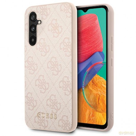 Guess nakładka do Samsung Galaxy A54 GUHCSA54G4GFPI różowa HC PU 4G Metal Logo