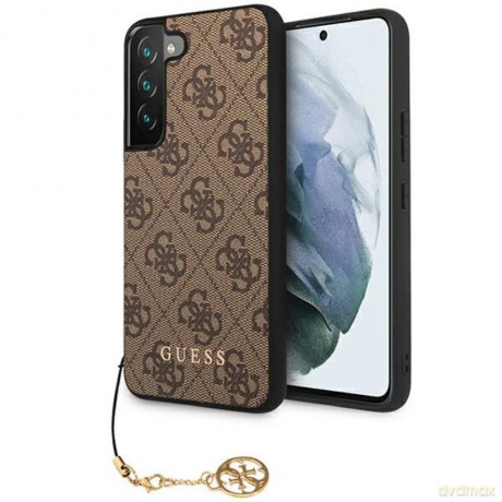 Guess nakładka do Samsung Galaxy S23 GUHCS23SGF4GBR brązowa hardcase 4G Charms Collection