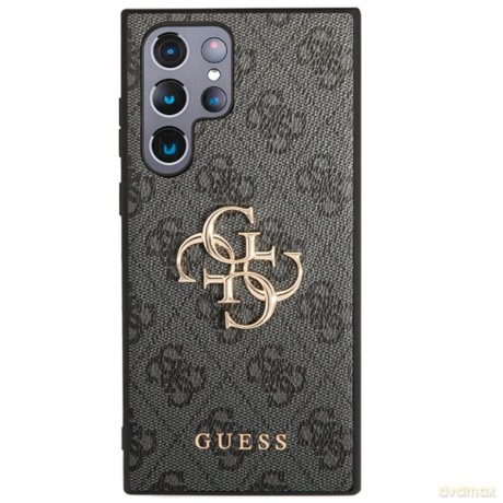 Guess nakładka do Samsung Galaxy S23 Ultra GUHCS23L4GMGGR szara hardcase 4G Big Metal Logo