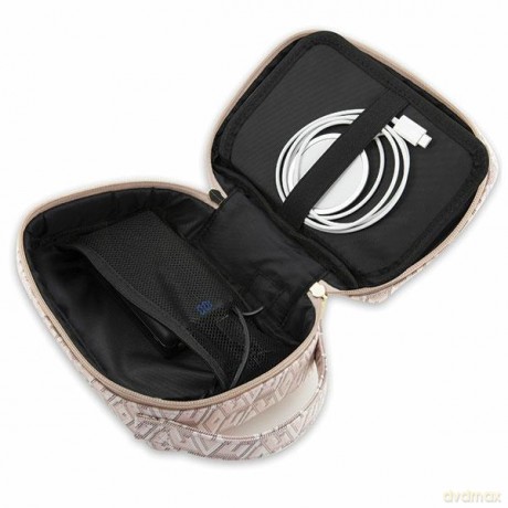 Guess torba organizer GUHBHGCFSEP różowa Gcube Stripe