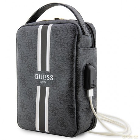 Guess torba organizer GUHBP4RPSK czarna 4G Printed Stripes
