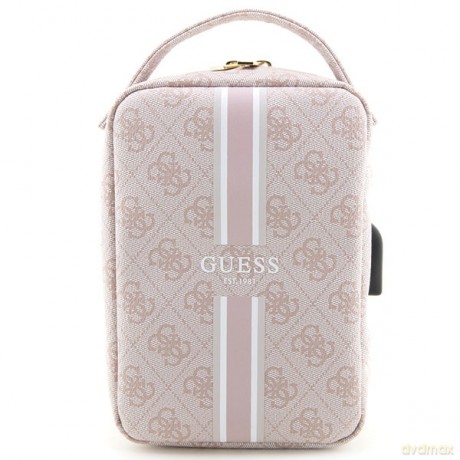 Guess torba organizer GUHBP4RPSP różowa 4G Printed Stripes