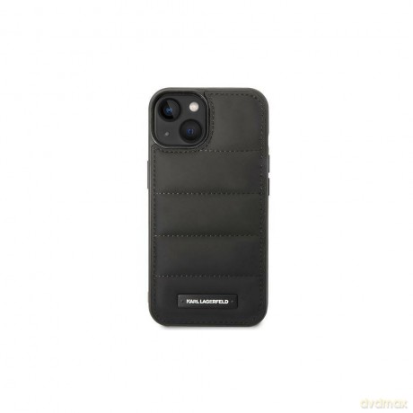 Karl Lagefeld nakładka do iPhone 14 Plus 6,7" KLHCP14MPSQAK czarna hardcase Puffy Elongated Logo