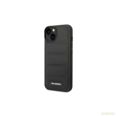 Karl Lagefeld nakładka do iPhone 14 Plus 6,7" KLHCP14MPSQAK czarna hardcase Puffy Elongated Logo