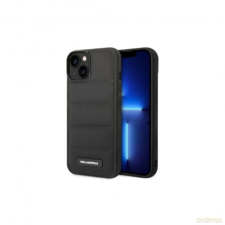 Karl Lagefeld nakładka do iPhone 14 Plus 6,7" KLHCP14MPSQAK czarna hardcase Puffy Elongated Logo