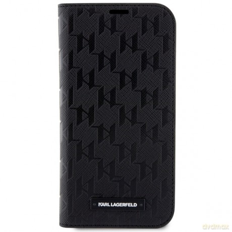 Karl Lagerfeld etui do iPhone 14 Pro 6,1" KLBKP14LSAKLHPK czarne Saffiano Monogram