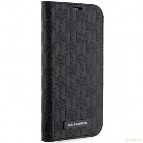 Karl Lagerfeld etui do iPhone 14 Pro Max 6,7" KLBKP14XSAKLHPK czarne Saffiano Monogram