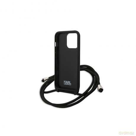 Karl Lagerfeld nakładka do iPhone 13 Pro Max KLHCP13XCMNIPK czarna hard case Iconic