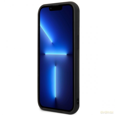 Karl Lagerfeld nakładka do iPhone 14 Plus 6,7" KLHCP14M3DRKINK czarna harcase Saffiano Mono Patch Ikonik NFT