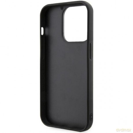 Karl Lagerfeld nakładka do iPhone 14 Pro 6,1" KLHCP14L3DRKHNK czarne hardcase Rubber Choupette 3D