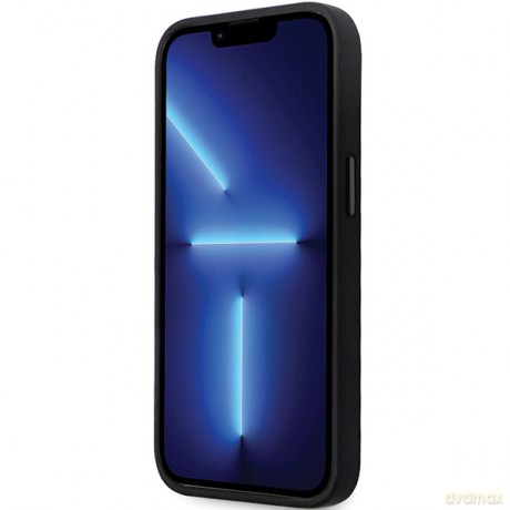 Karl Lagerfeld nakładka do iPhone 14 Pro 6,1" KLHCP14LSMHCNPK czarna HC Silicone C Metal Pin