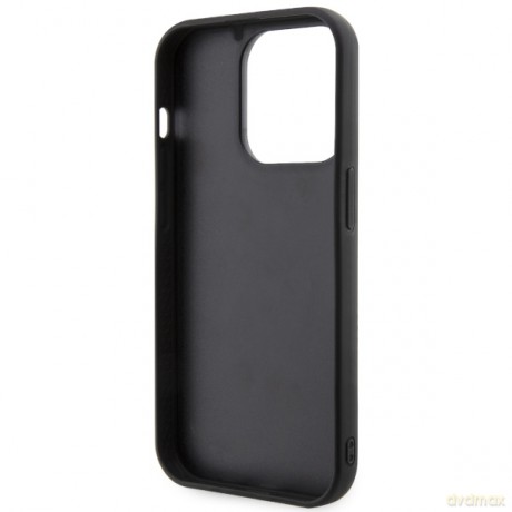 Karl Lagerfeld nakładka do iPhone 14 Pro Max 6,7" KLHCP14X3DRKHNK czarne hardcase Rubber Choupette 3D