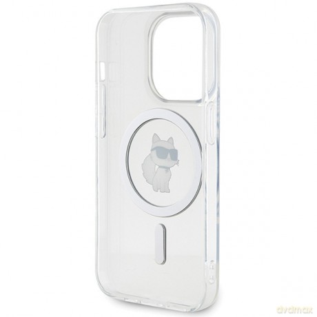 Karl Lagerfeld nakładka do iPhone 15 Pro 6,1" KLHMP15LHFCCNOT transparentna HC Magsafe IML C