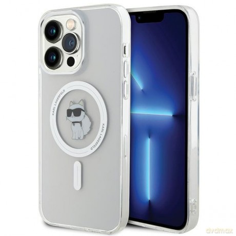 Karl Lagerfeld nakładka do iPhone 15 Pro Max 6,7" KLHMP15XHFCCNOT transparentna HC Magsafe IML C
