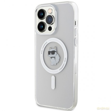 Karl Lagerfeld nakładka do iPhone 15 Pro Max 6,7" KLHMP15XHFCCNOT transparentna HC Magsafe IML C