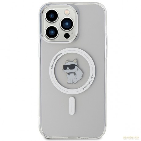 Karl Lagerfeld nakładka do iPhone 15 Pro Max 6,7" KLHMP15XHFCCNOT transparentna HC Magsafe IML C