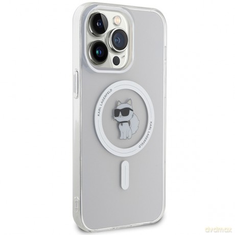 Karl Lagerfeld nakładka do iPhone 15 Pro Max 6,7" KLHMP15XHFCCNOT transparentna HC Magsafe IML C