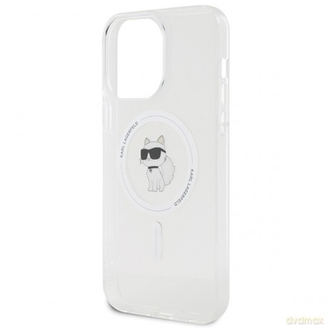 Karl Lagerfeld nakładka do iPhone 15 Pro Max 6,7" KLHMP15XHFCCNOT transparentna HC Magsafe IML C